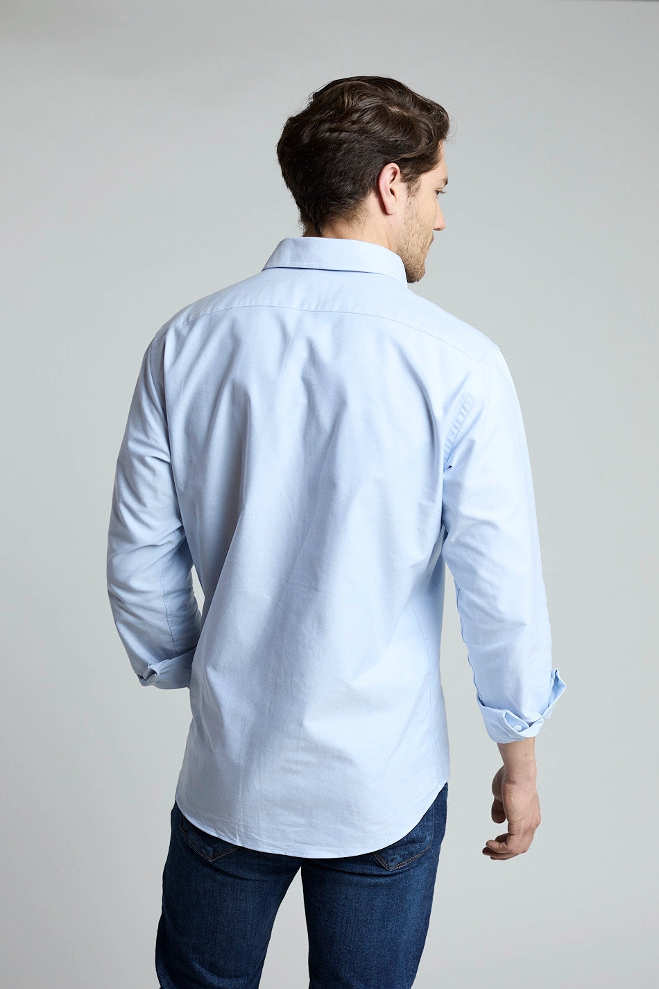 Pack 2 camisas azul claro/azul claro