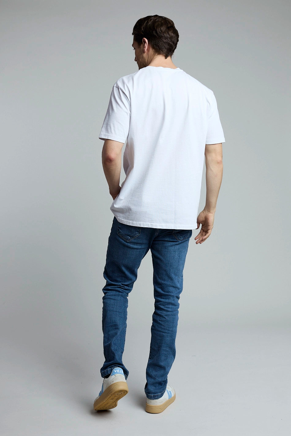 Pack camisetas básicas blanco/gris