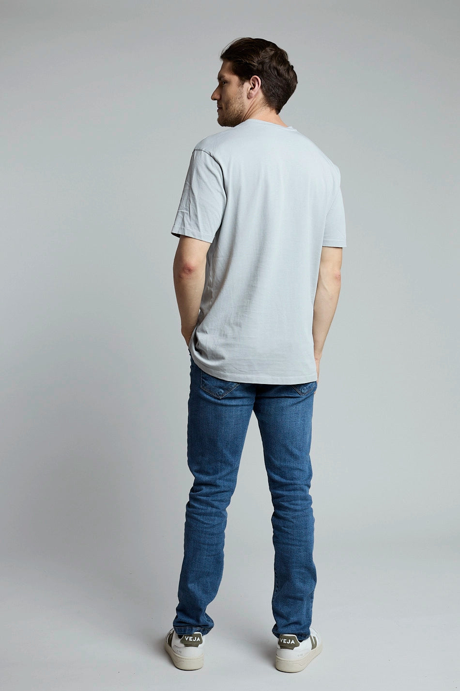 Pack camisetas básicas blanco/gris