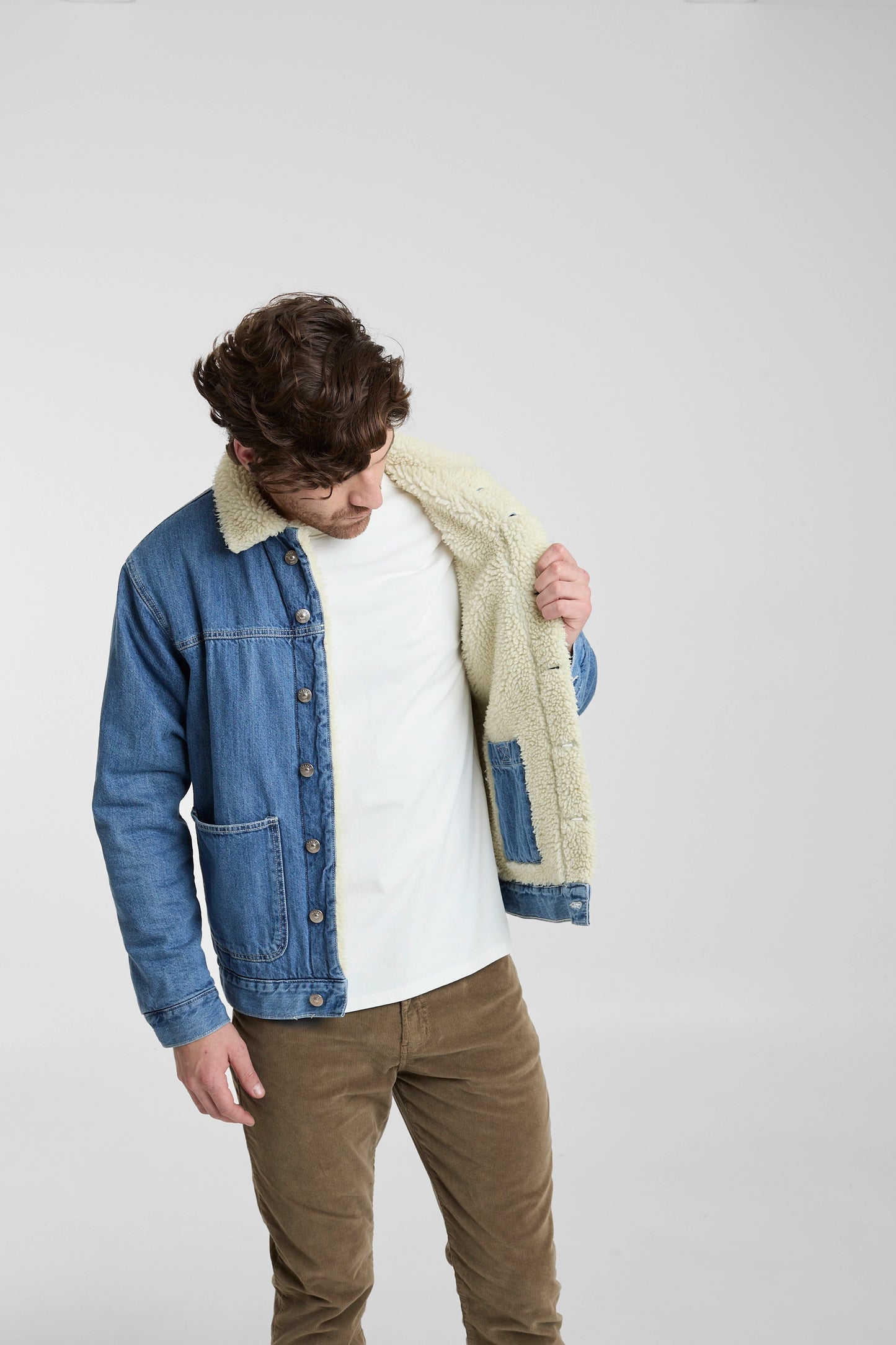 Chaqueta de Jean azul claro