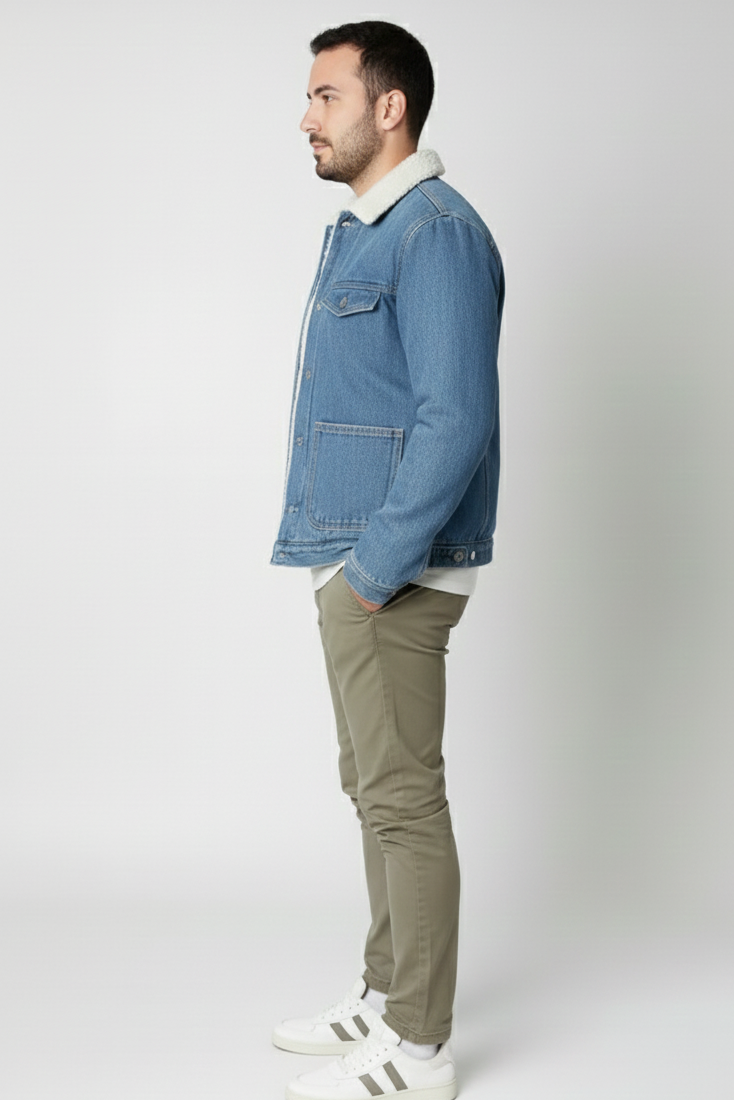 Chaqueta de Jean azul claro