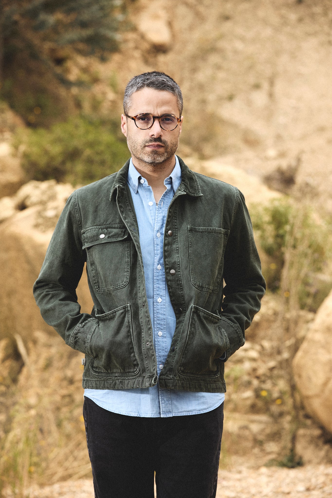 Chaqueta range verde