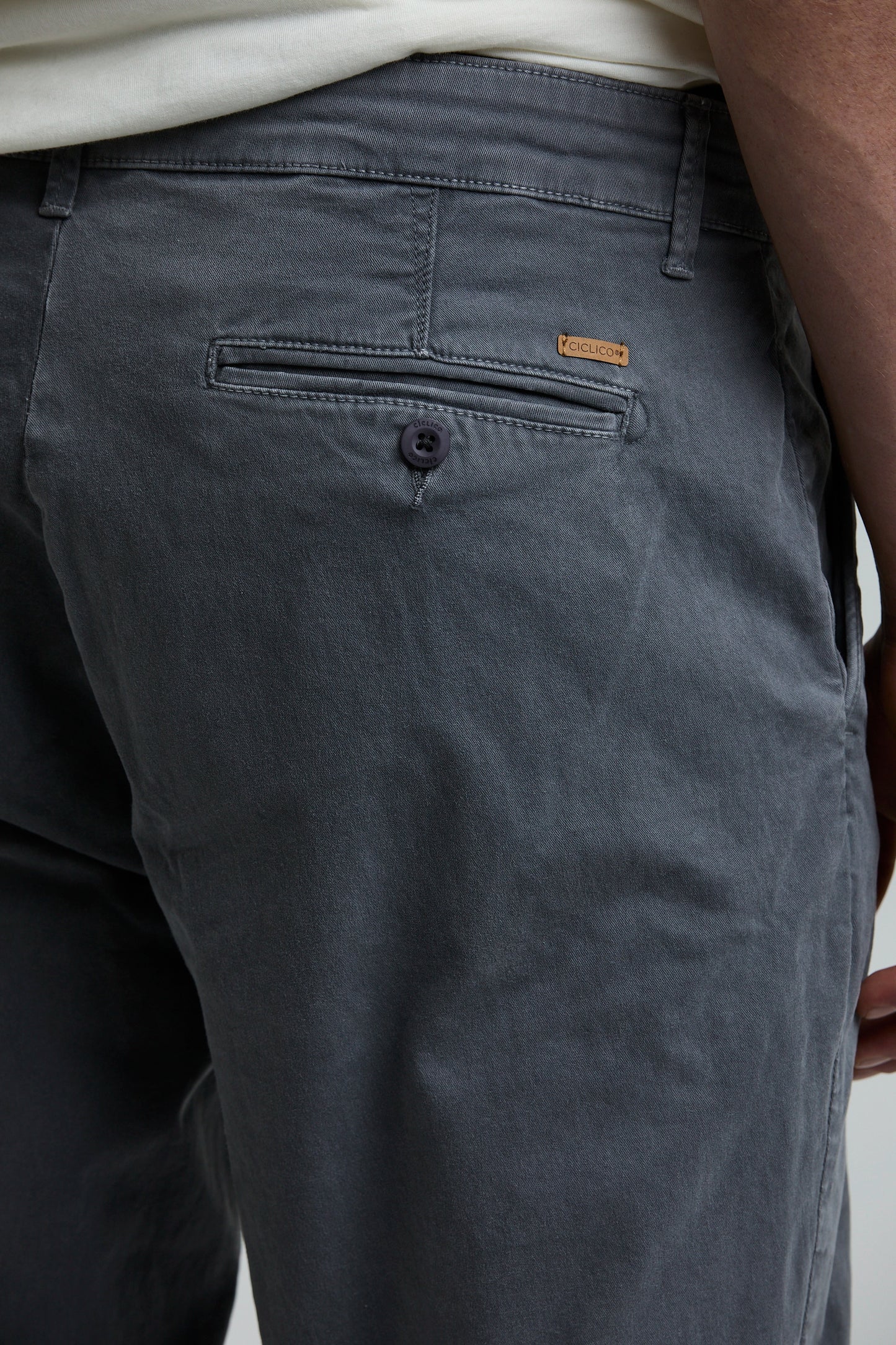 Pantalón de drill gris
