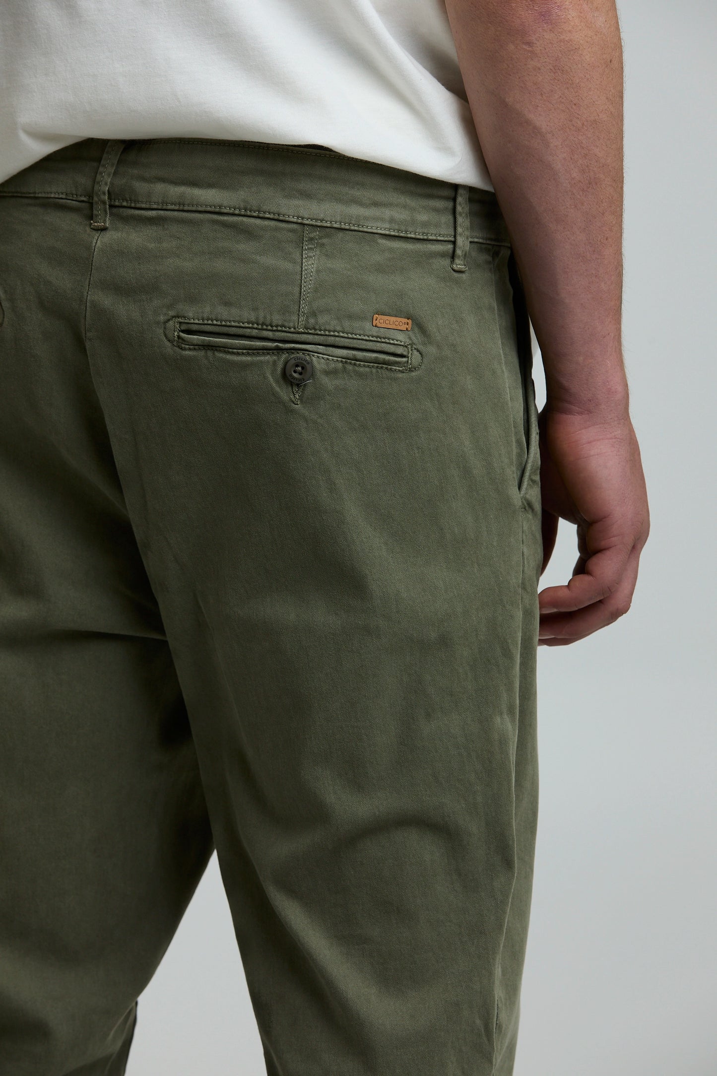 Pantalón de drill verde