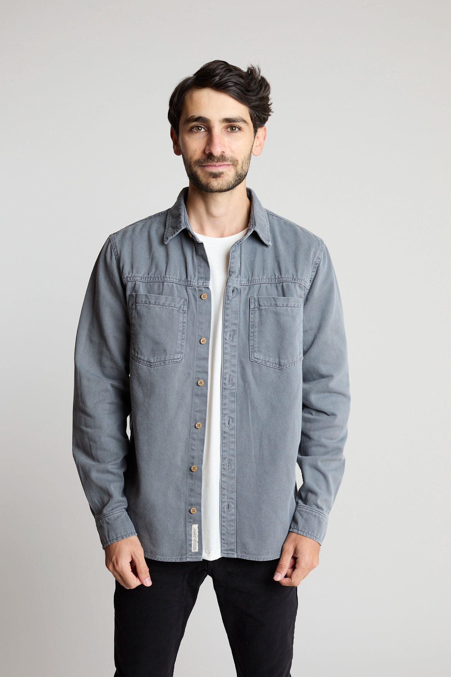 Sobrecamisa gris
