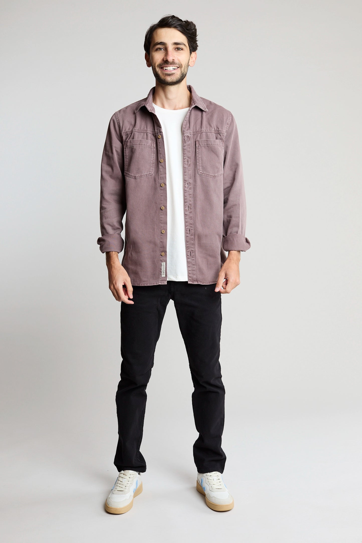 Sobrecamisa morado