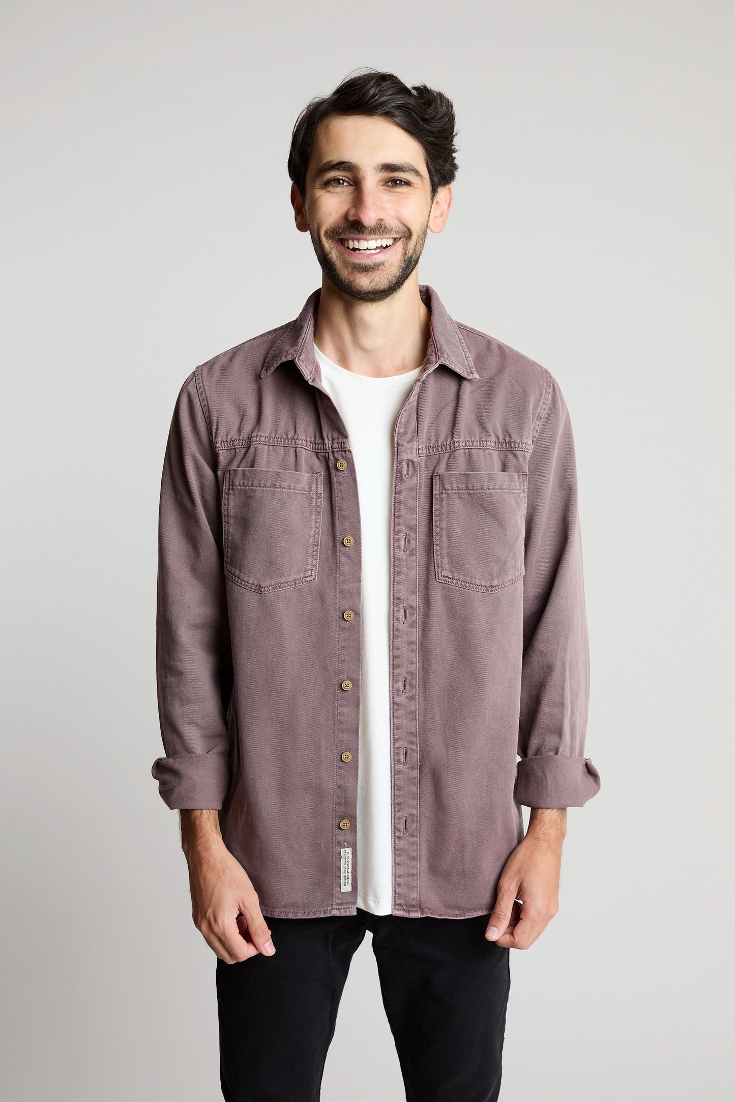 Sobrecamisa morado
