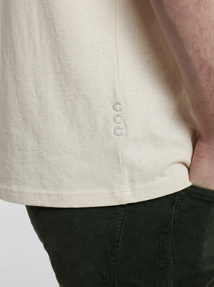 Camiseta básica crudo