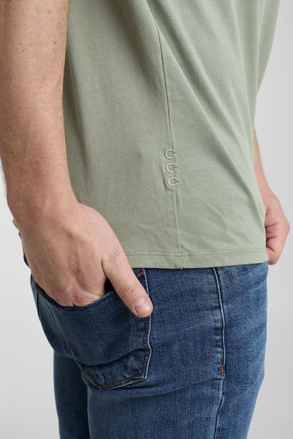 Camiseta básica verde