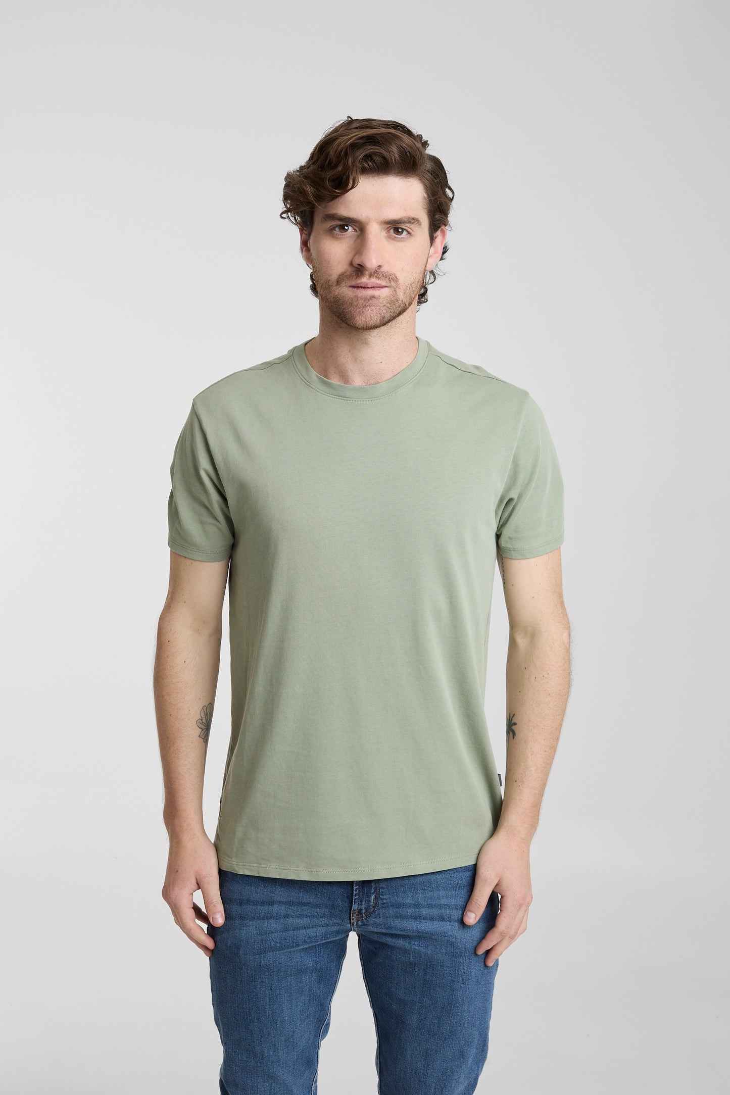 Camiseta básica verde