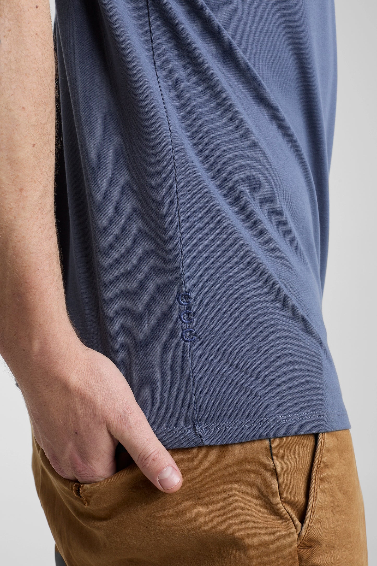 Camiseta básica azul