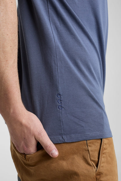 Camiseta básica azul