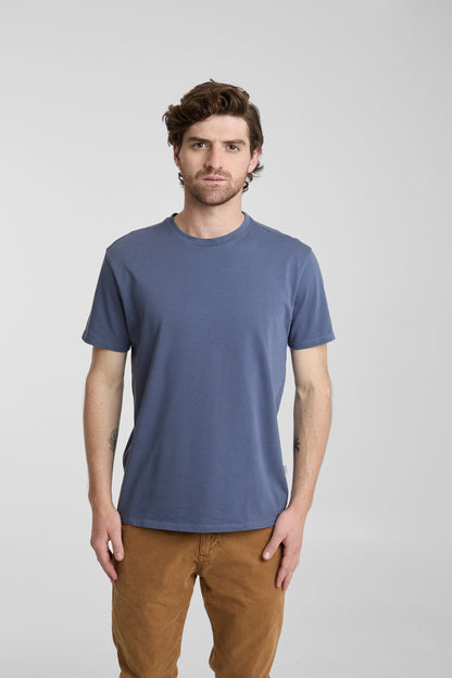 Camiseta básica azul