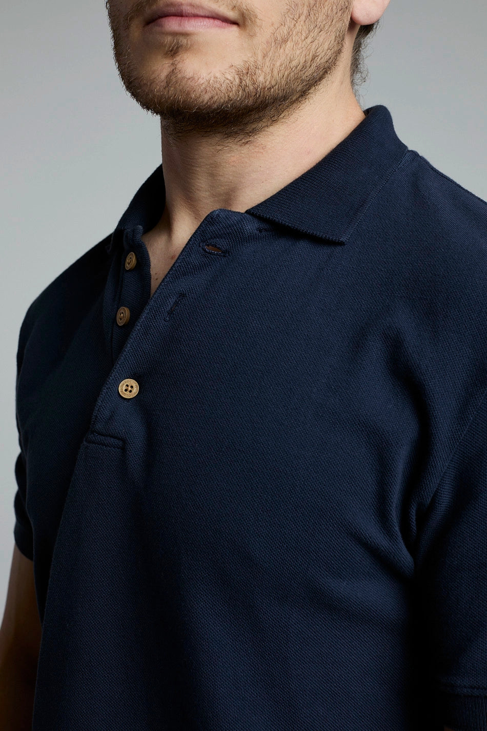 Polo Hombre Azul Oscuro
