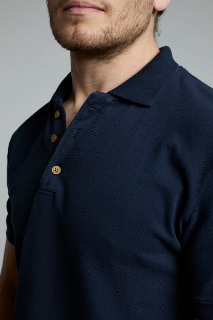 Polo Hombre Azul Oscuro