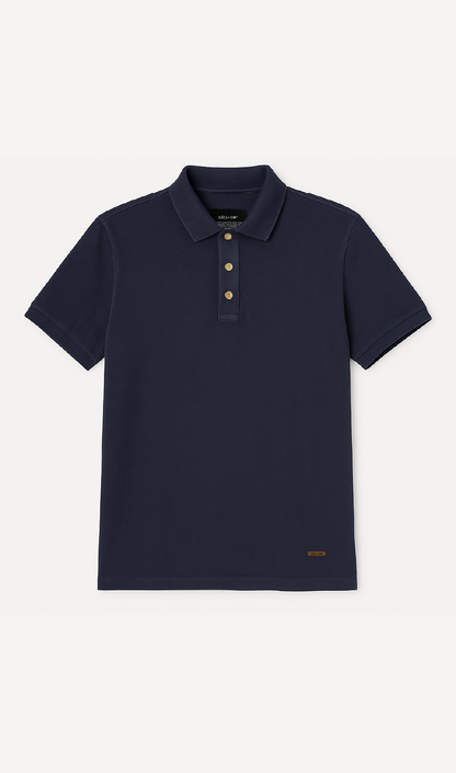 Polo Hombre Azul Oscuro