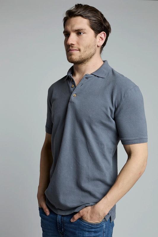 Polo Hombre Gris