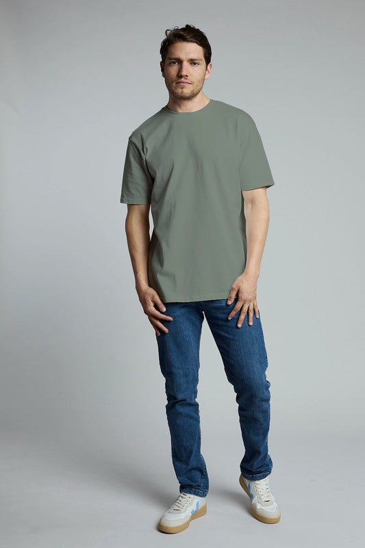 Camiseta básica verde