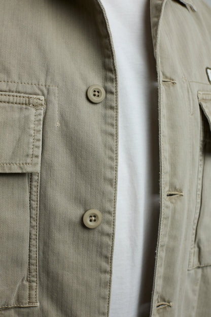 Chaqueta Camisa Cargo Beige