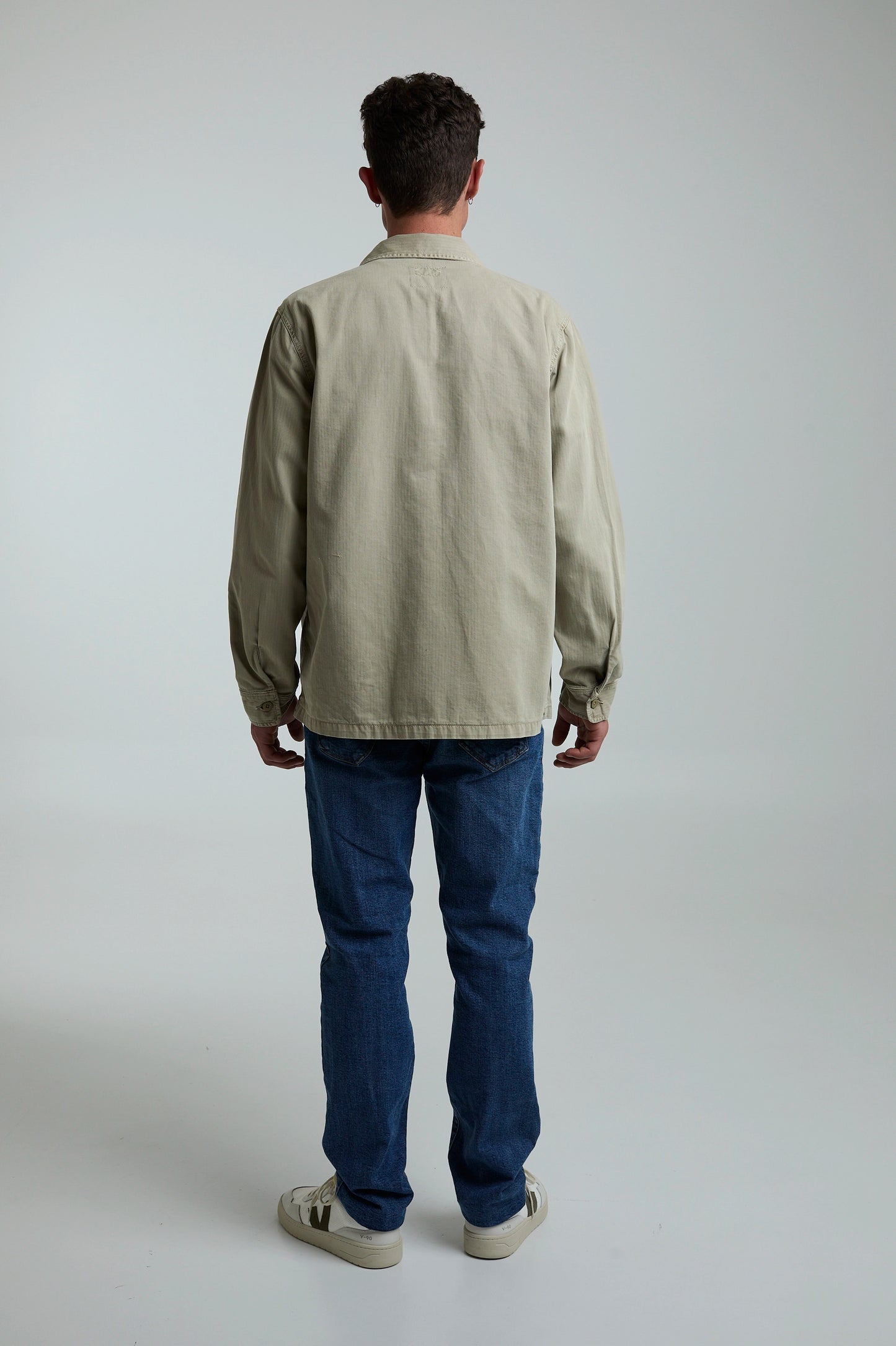 Chaqueta Camisa Cargo Beige