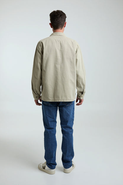 Chaqueta Camisa Cargo Beige