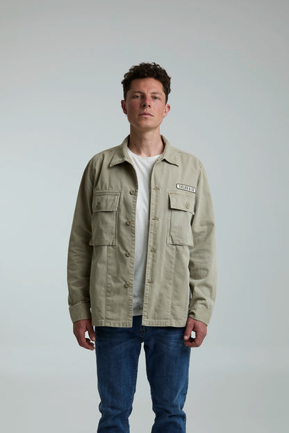 Chaqueta Camisa Cargo Beige