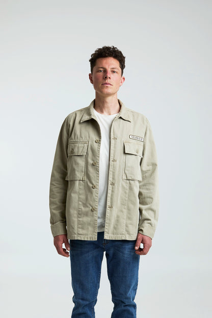 Chaqueta Camisa Cargo Beige