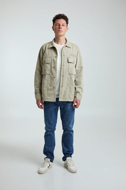 Chaqueta Camisa Cargo Beige