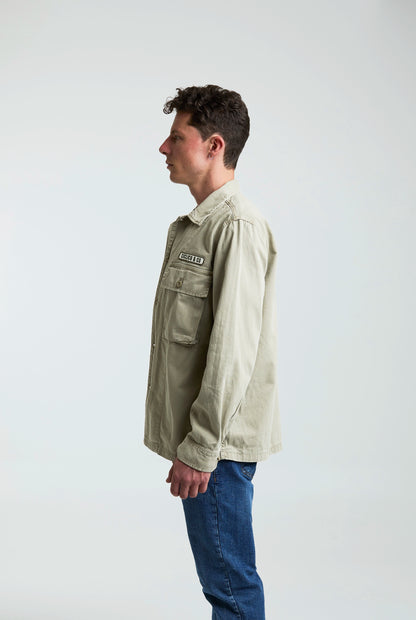 Chaqueta Camisa Cargo Beige