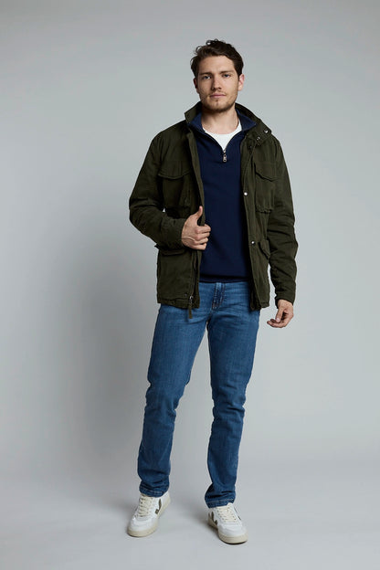 Chaqueta Cargo Verde Militar