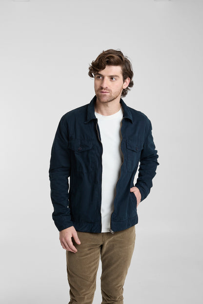 Chaqueta Harrington Azul Oscuro