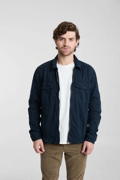 Chaqueta Harrington Azul Oscuro