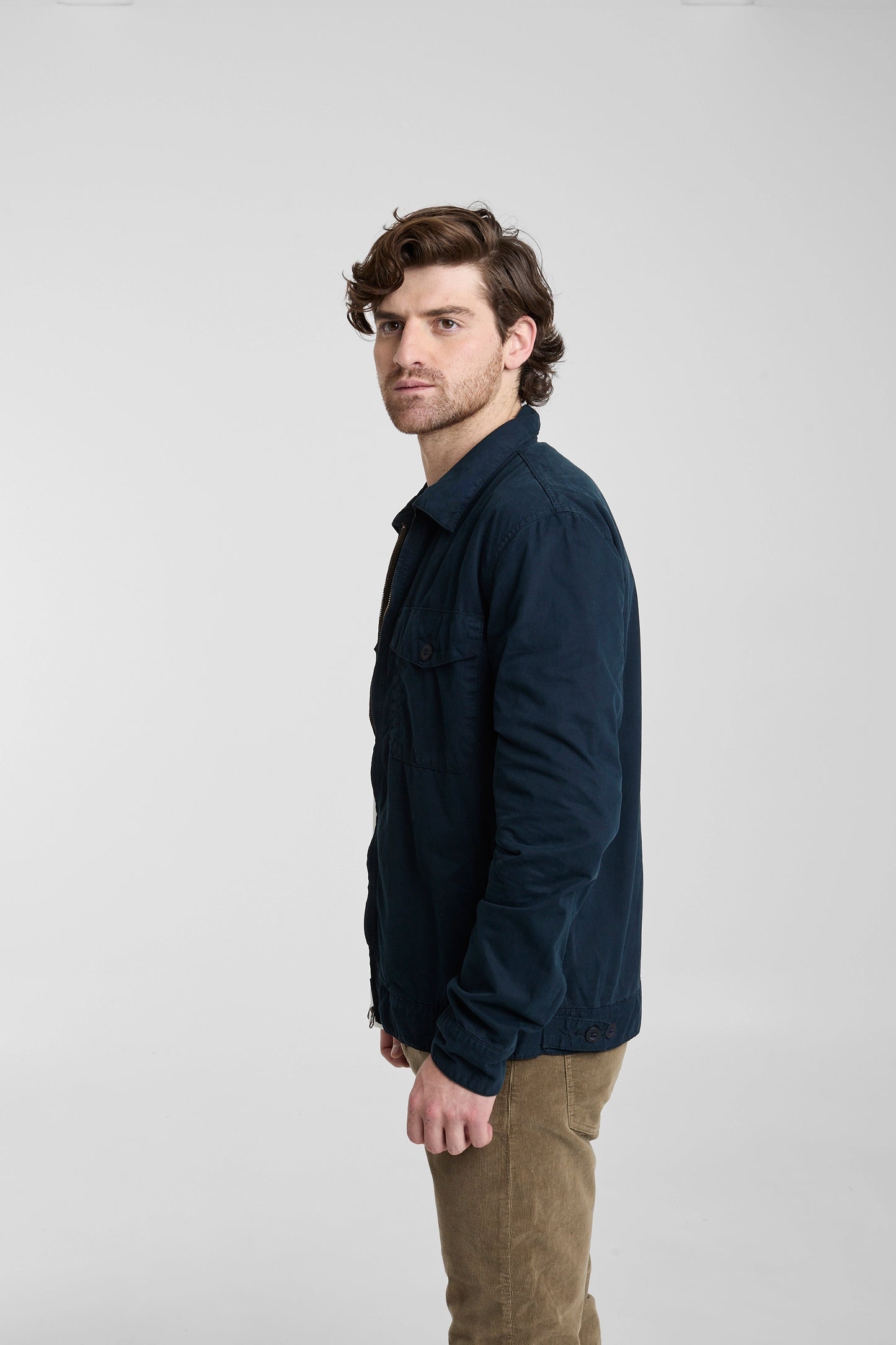 Chaqueta Harrington Azul Oscuro