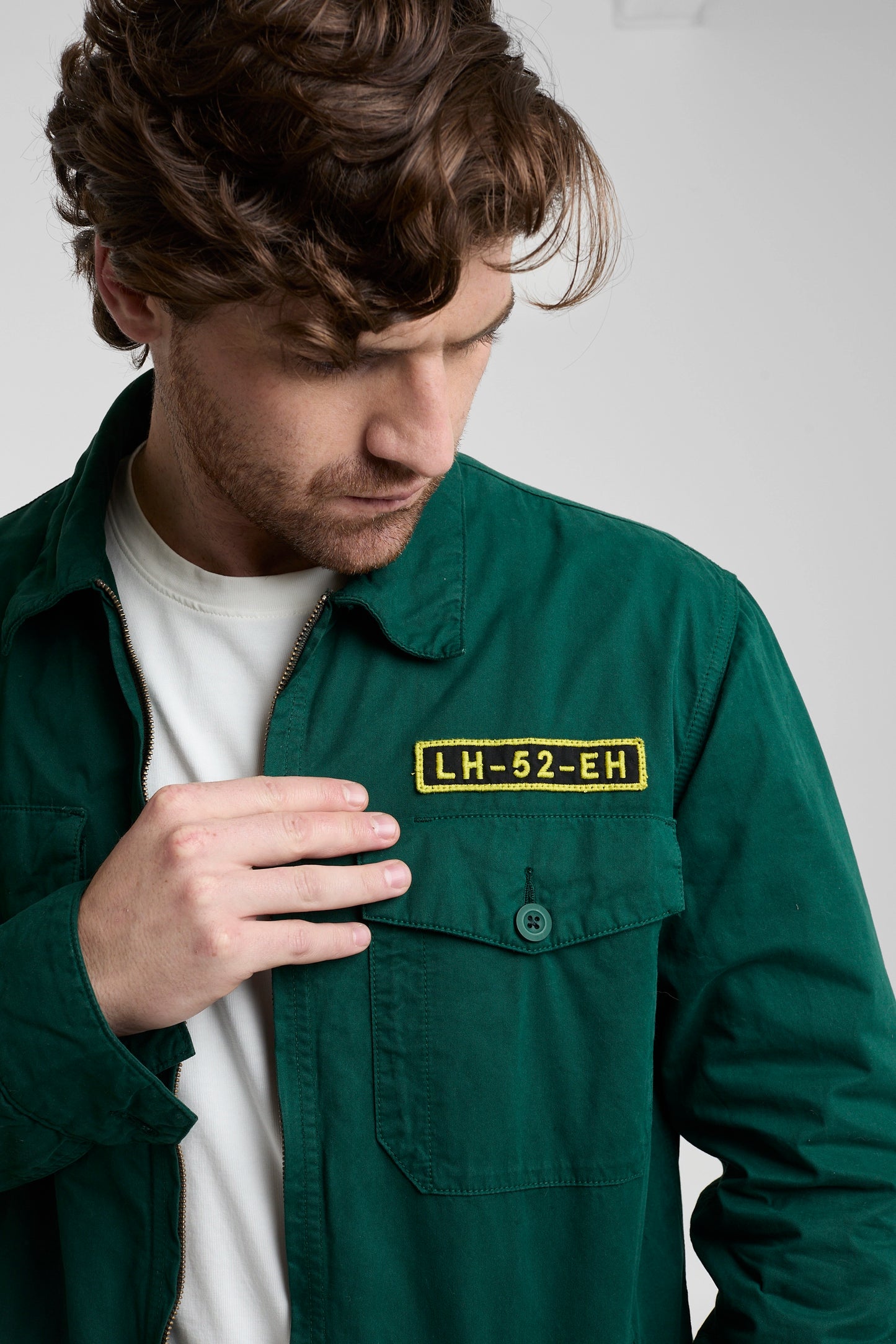 Chaqueta Harrington Verde