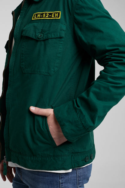 Chaqueta Harrington Verde