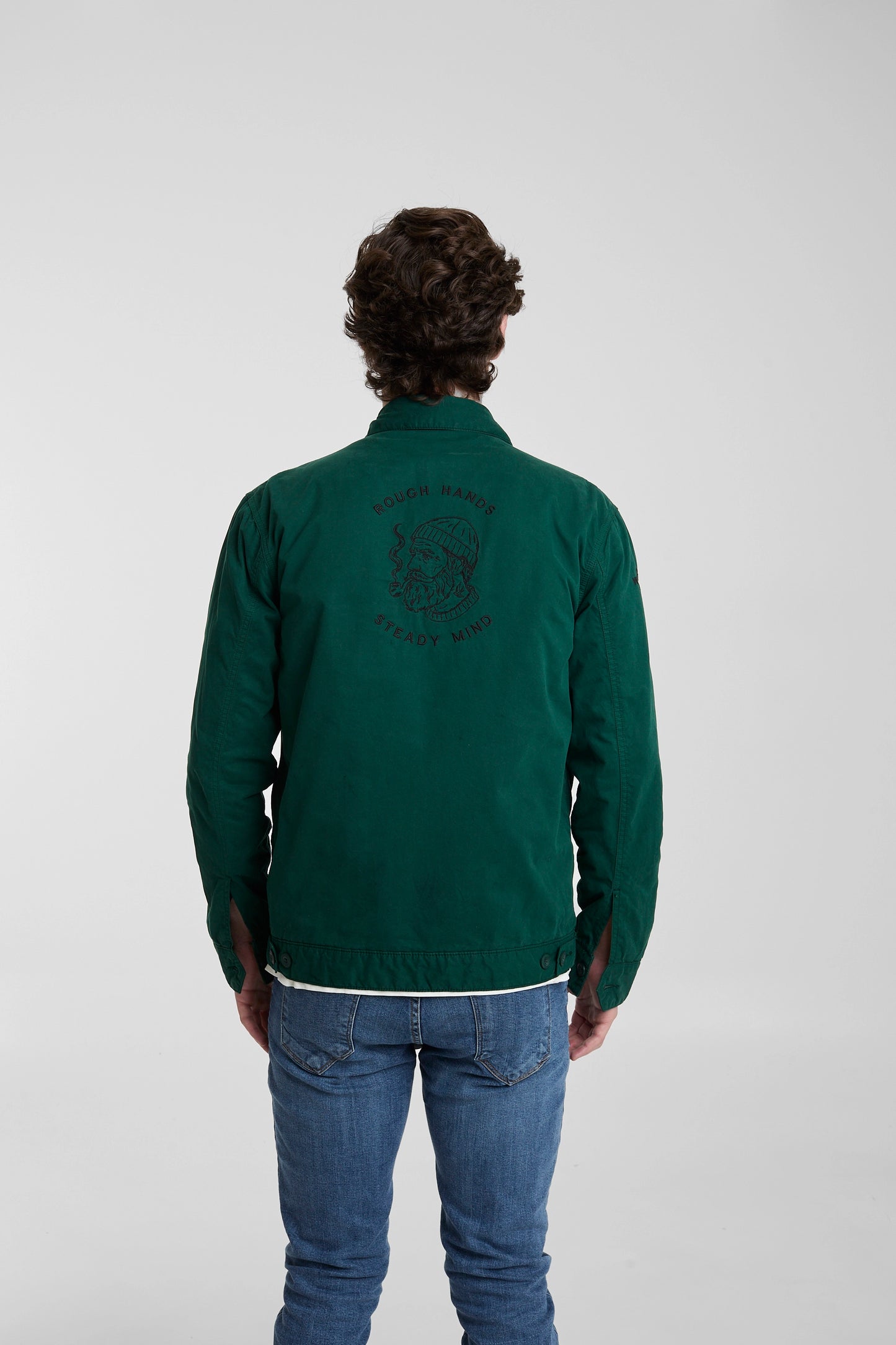 Chaqueta Harrington Verde