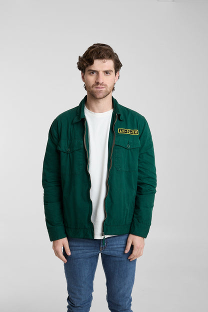 Chaqueta Harrington Verde
