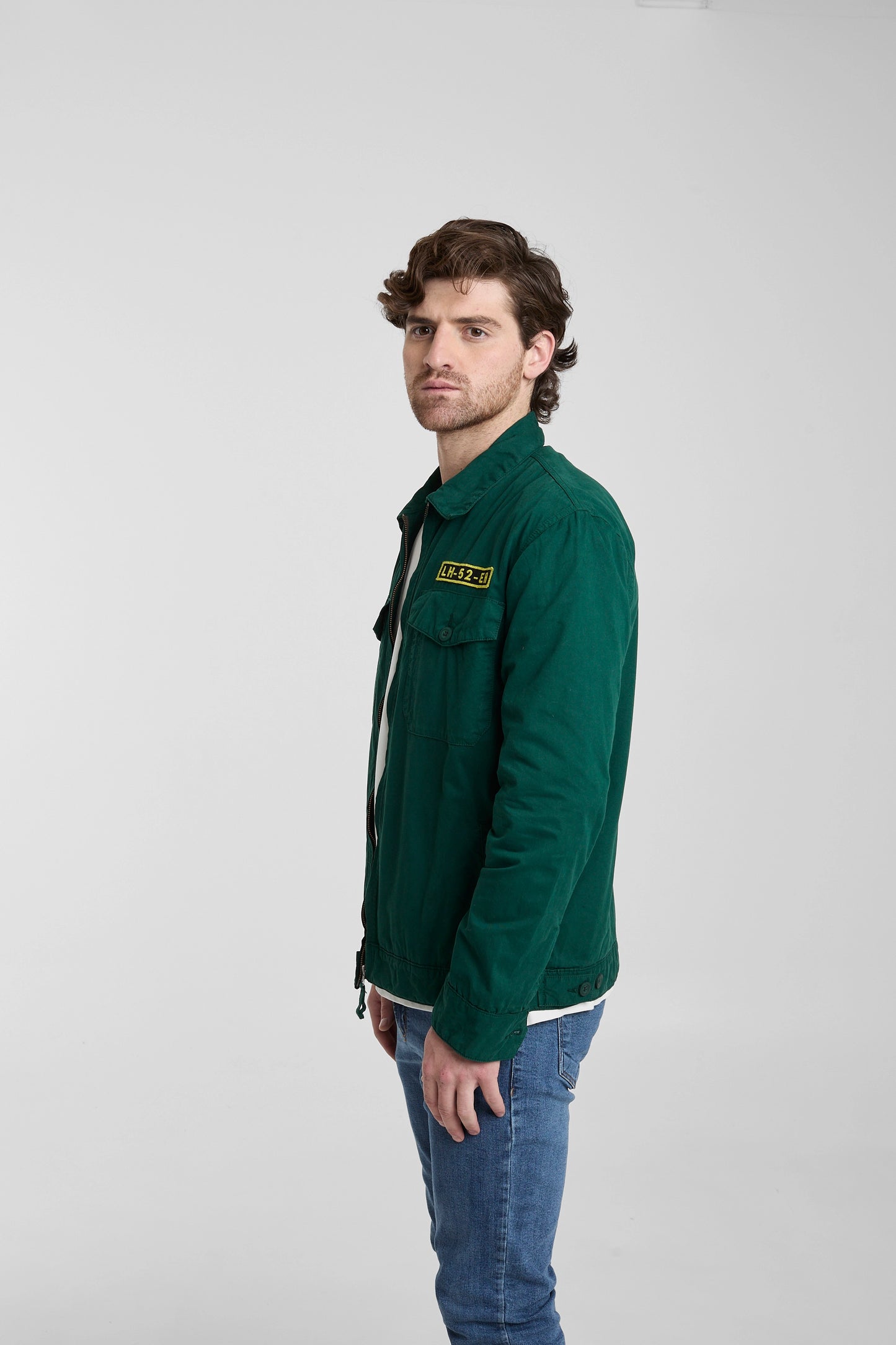Chaqueta Harrington Verde