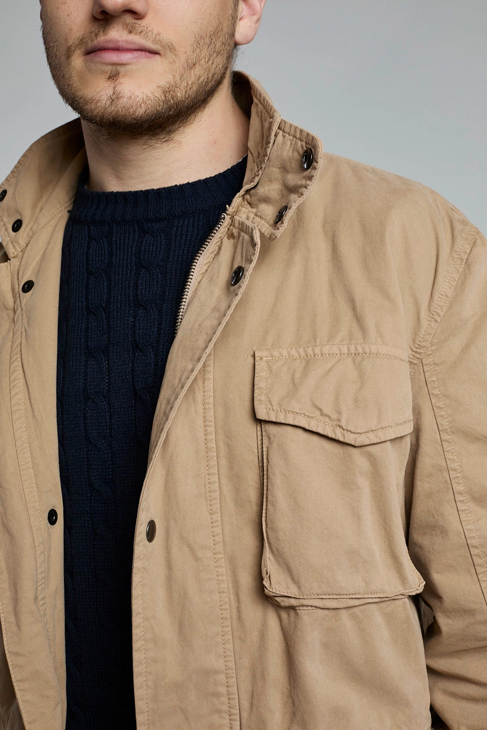 Chaqueta Cargo Khaki