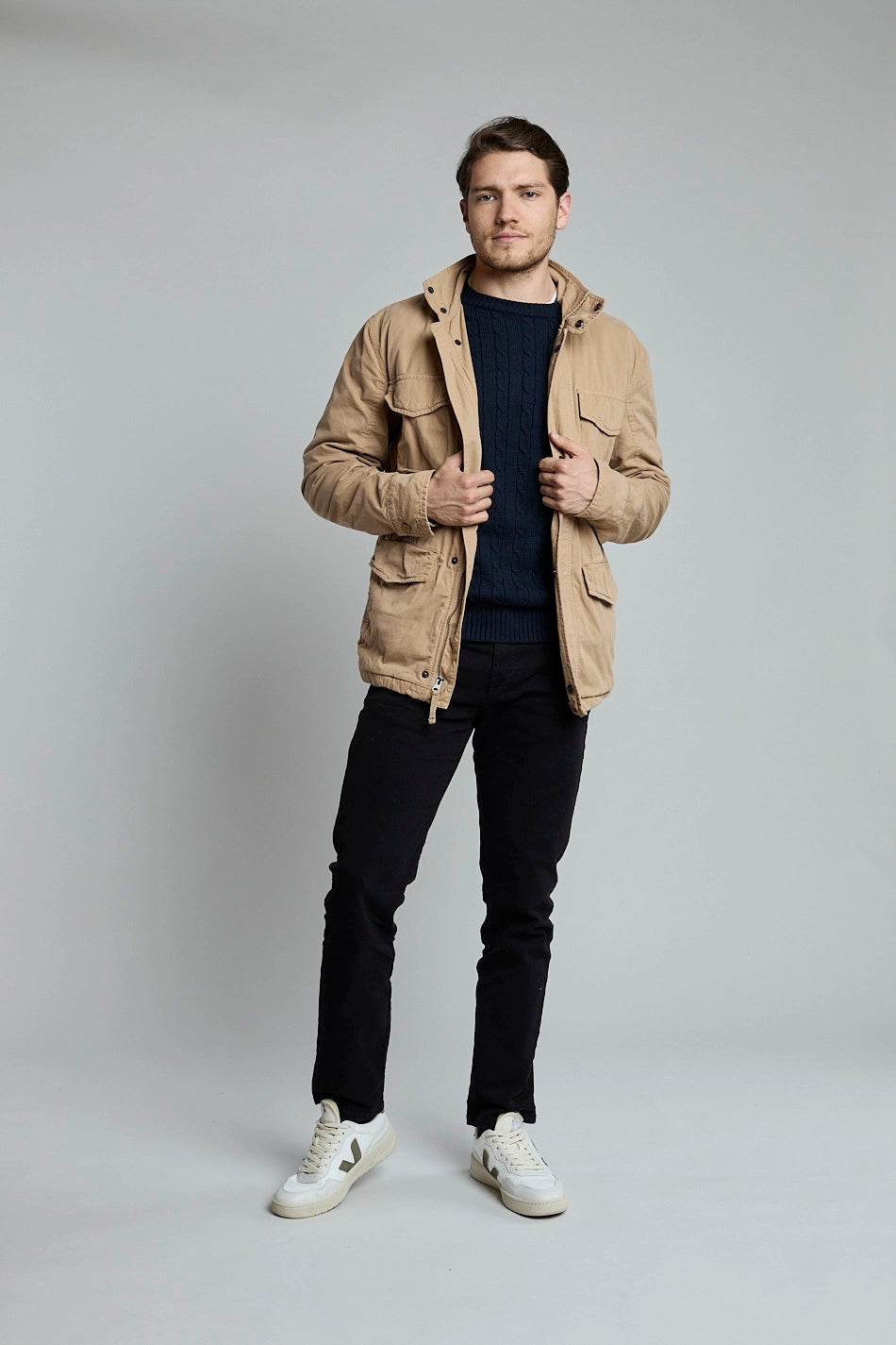 Chaqueta Cargo Khaki