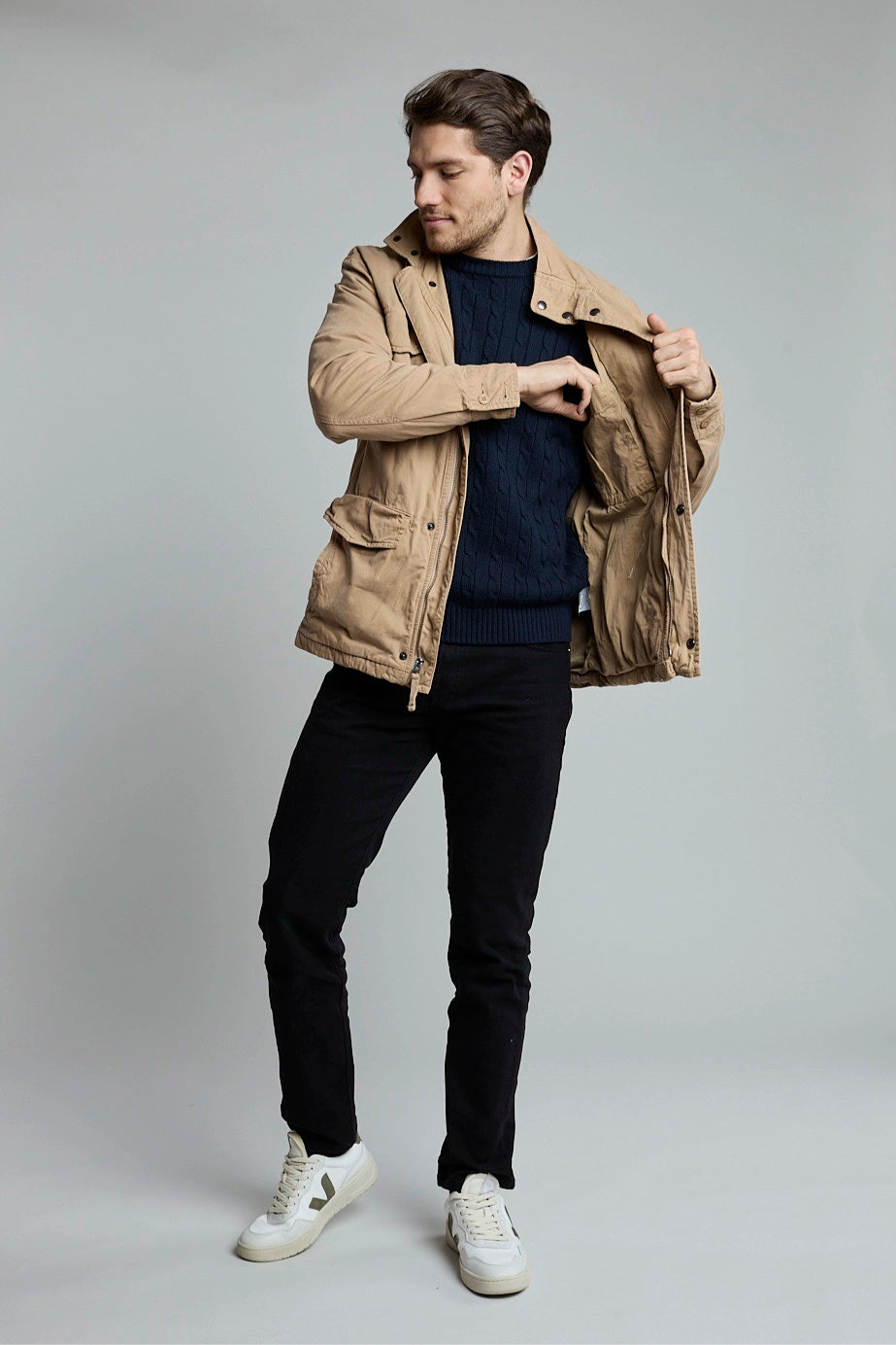 Chaqueta Cargo Khaki