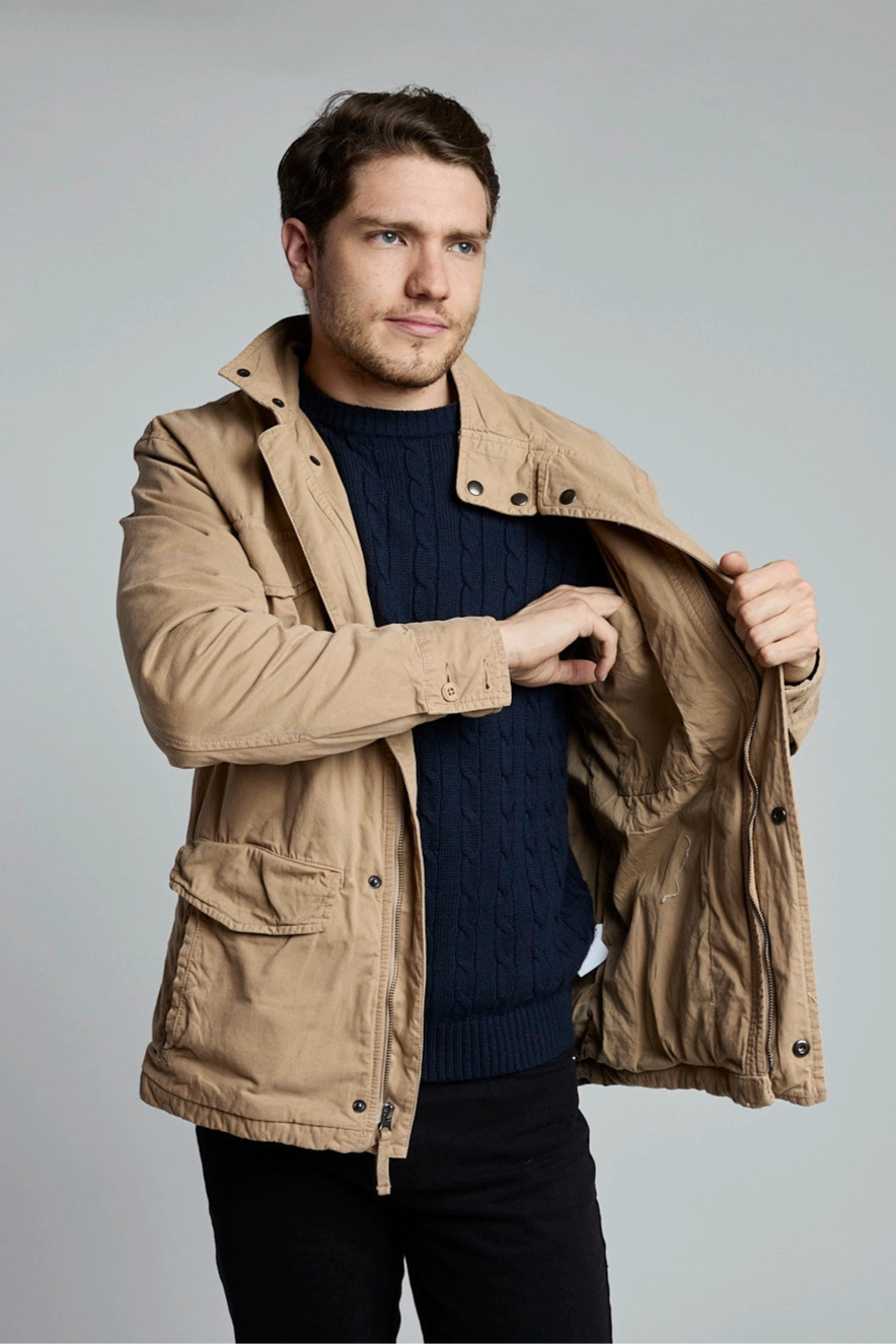 Chaqueta Cargo Khaki