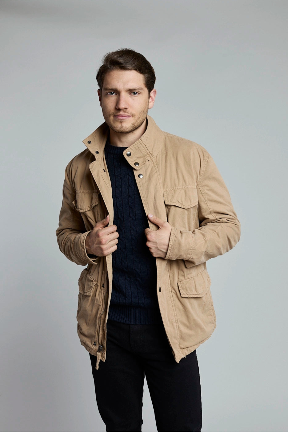 Chaqueta Cargo Khaki