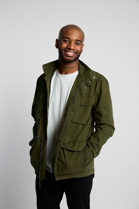 Chaqueta Cargo Verde Militar