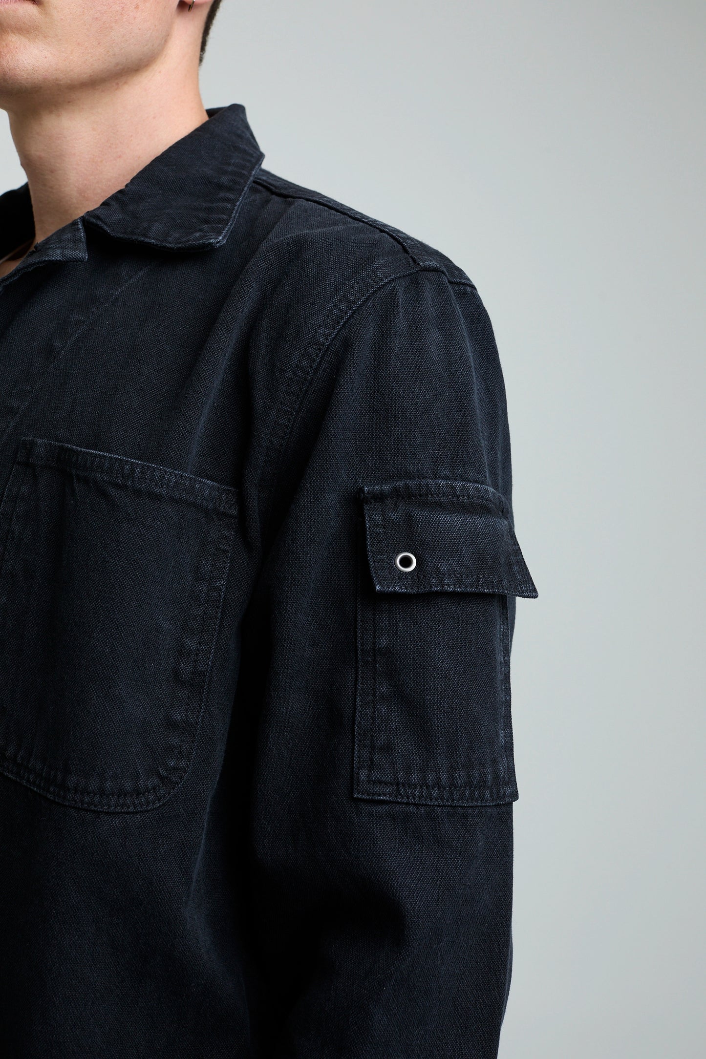 Chaqueta Japonesa Negro