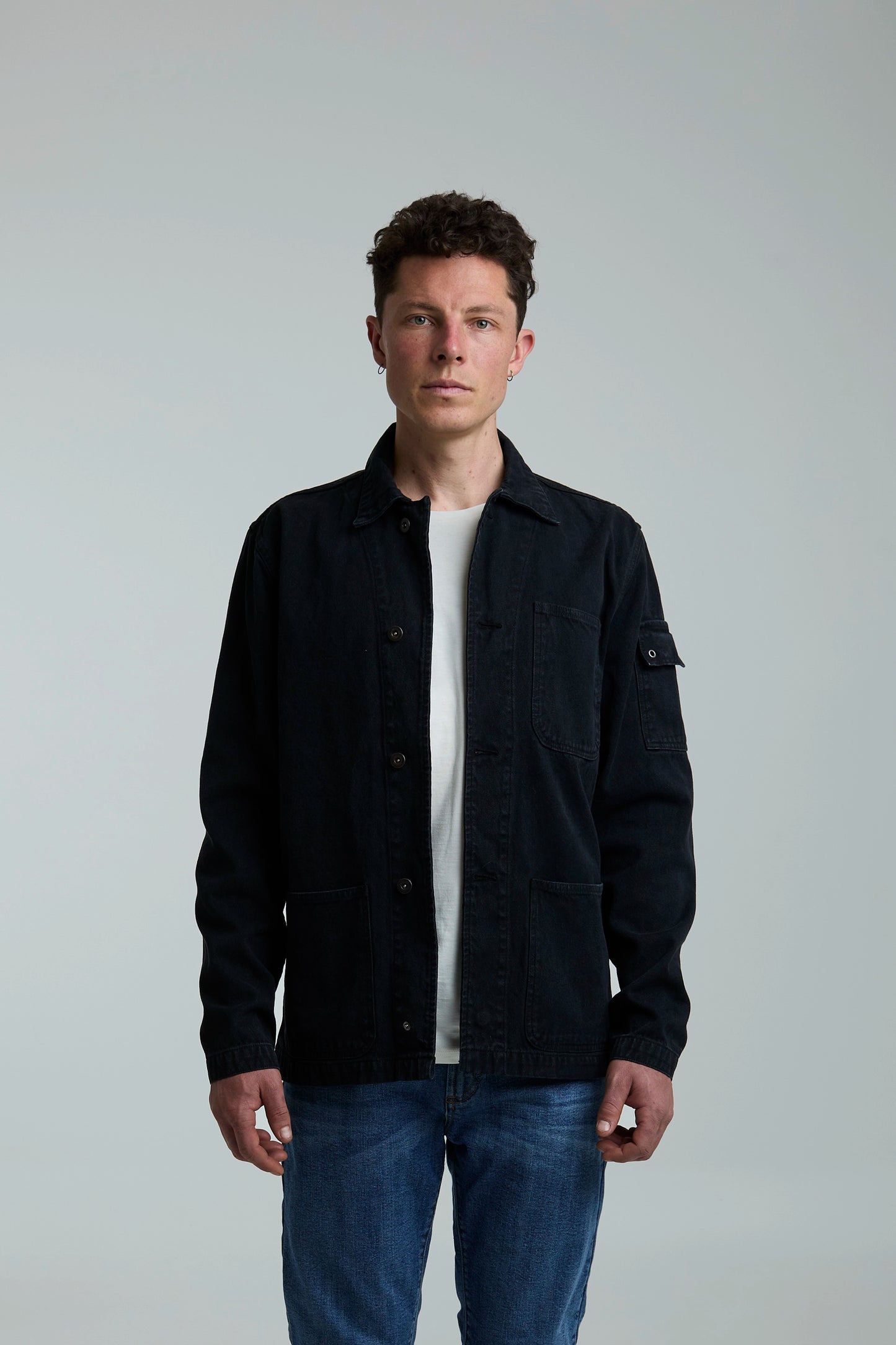 Chaqueta Japonesa Negro