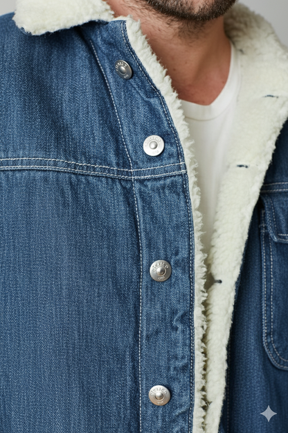 Chaqueta de Jean azul claro