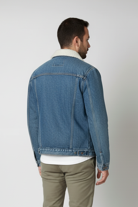 Chaqueta de Jean azul claro