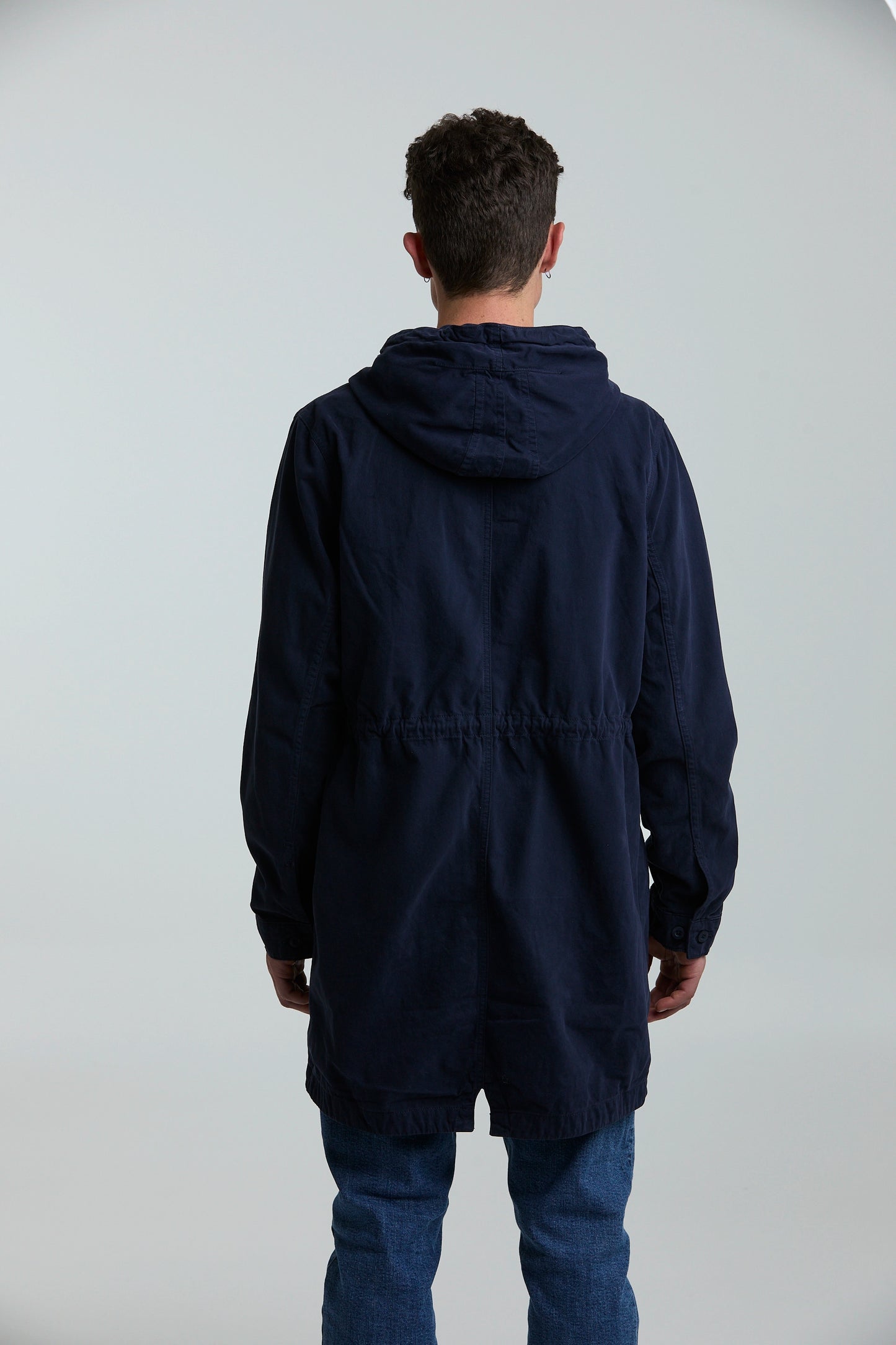 Chaqueta Parka Azul Oscuro