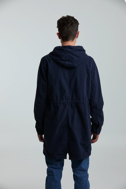 Chaqueta Parka Azul Oscuro